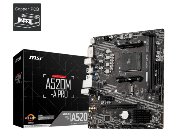 Mainboard MSI A520M-A PRO ddr4