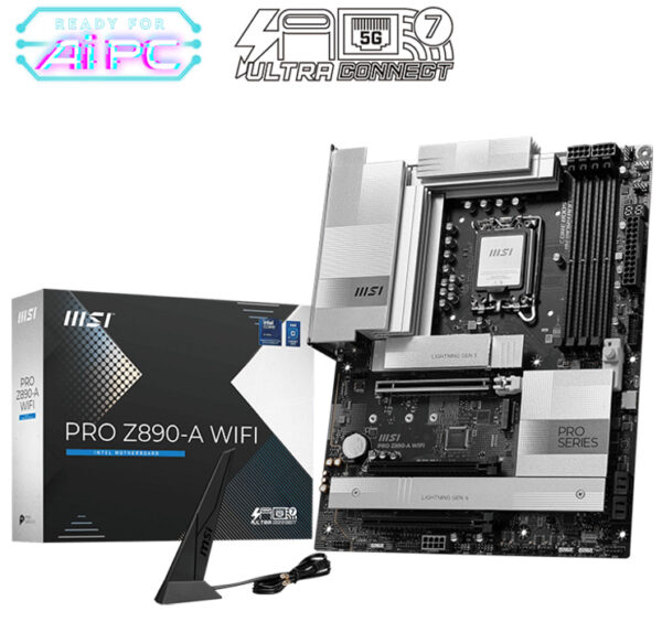 Mainboard MSI PRO Z890-A WIFI DDR5 (Wifi+Bluetooth+Thunderbolt 4)