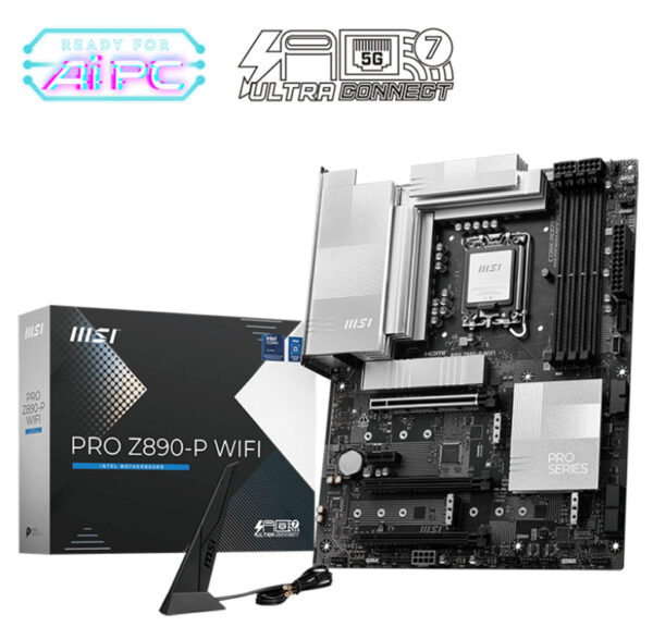 Mainboard MSI PRO Z890-P WIFI DDR5 (Wifi+Bluetooth+Thunderbolt 4)
