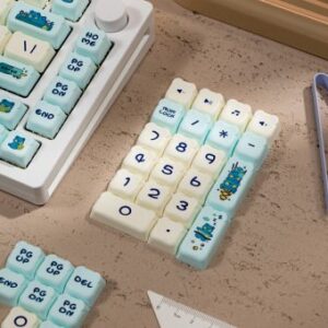 AKKO Keycap set – Akko Lemon Bear (PBT Dye-subbed / OEM profile / 122 nút)