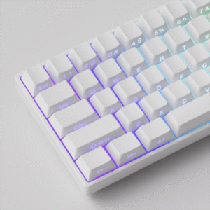 Bàn phím cơ MonsGeek FUN60 Pro SP White Akko Glare Magnetic Switches