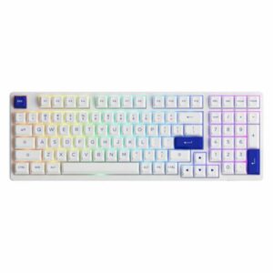 Bàn phím AKKO 3098B Multi-modes Blue on White  (CS switch - Jelly Purple)