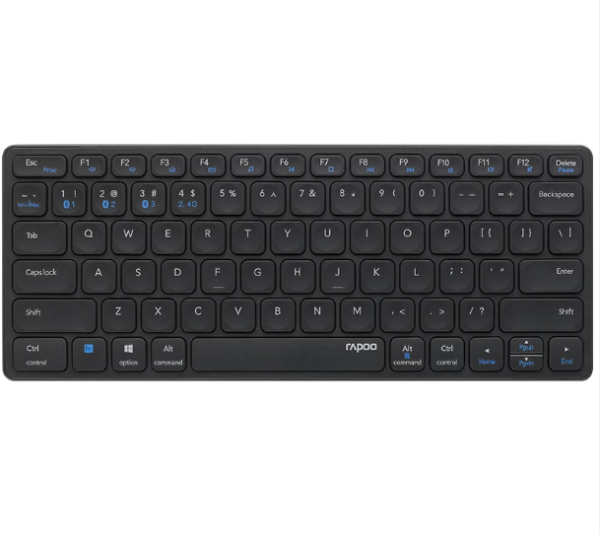 Bàn Phím Không Dây Đa Kết Nối Rapoo E9050G - Black