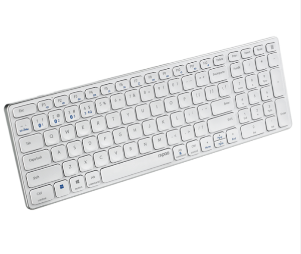 Bàn Phím Không Dây Đa Kết Nối Rapoo E9350G - White