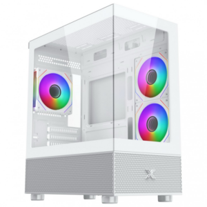 VỎ CASE XIGMATEK ALPHARD M ARTIC 3GF (EN44113) - GAMING M-ATX, KÈM 03 FAN XIGMATEK G20F