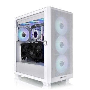 Vỏ máy tính THERMALTAKE S250 TG ARGB Snow | Trắng, eATX,ATX,mATX,ITX