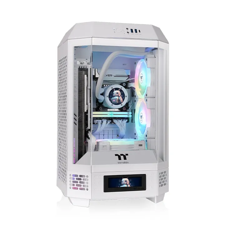 Thùng Máy Tính Thermaltake The Tower 250 Mini Tower Chassis (White)