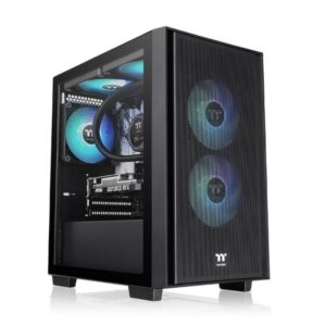 Vỏ máy tính Thermaltake VERSA H16 TG ARGB | Đen, mATX/ITX