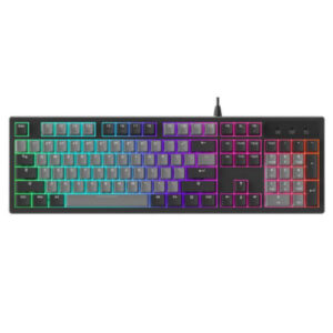 DAREU EK104 Grey- black – DareU DREAM Switch | PBT Double Shot | RGB Gaming Wireless Keyboard