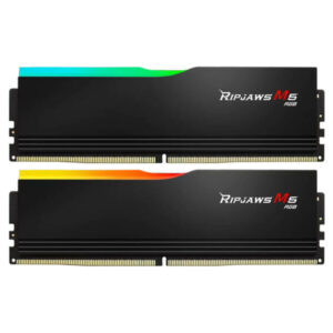 Bộ nhớ trong GSkill Ripjaws M5 RGB Black – 32GB (2x16GB) DDR5 – Bus 6400MHz Cas 36 (F5-6400J3648F16GX2-RM5RK)