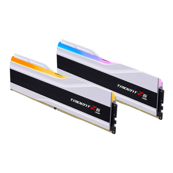 Bộ nhớ trong GSkill Trident Z5 RGB White 32GB | 2 x 16GB, DDR5, 6000MHz F5-6000J3636F16GX2-TZ5RW