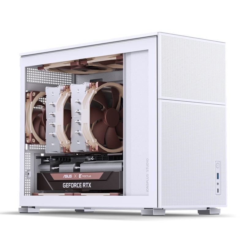 VỎ CASE JONSBO D31 MESH WHITE (MINI TOWER | MÀU TRẮNG)