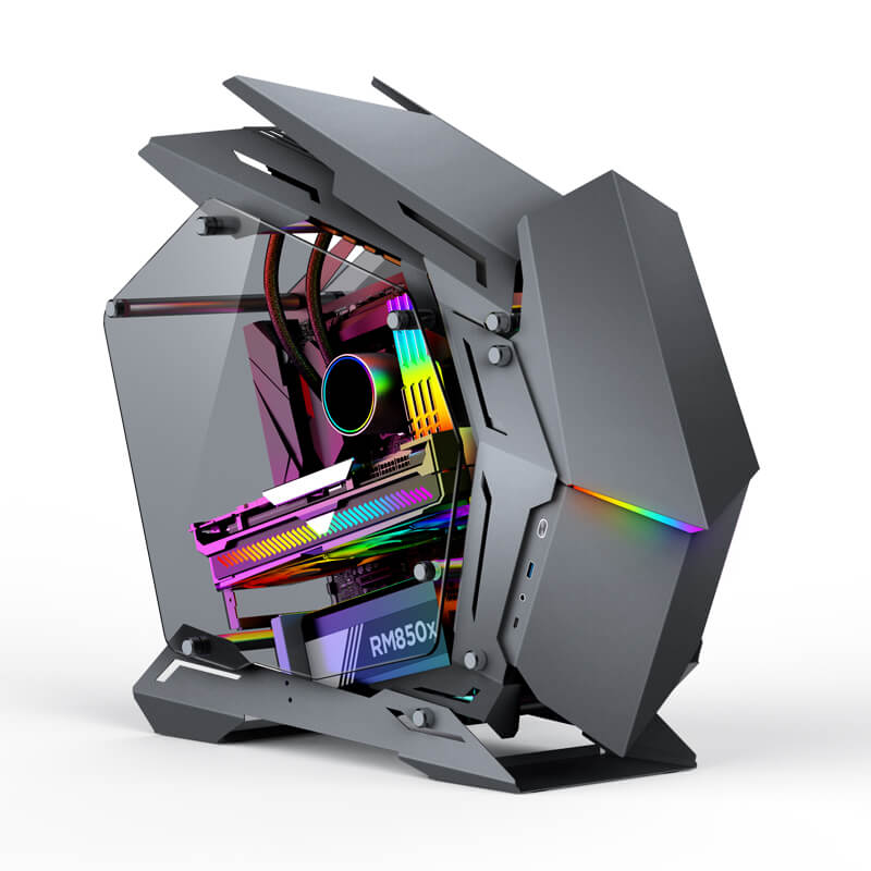 Vỏ case Jonsbo Mod3 mini SILVER (Mid Tower | Màu Bạc)