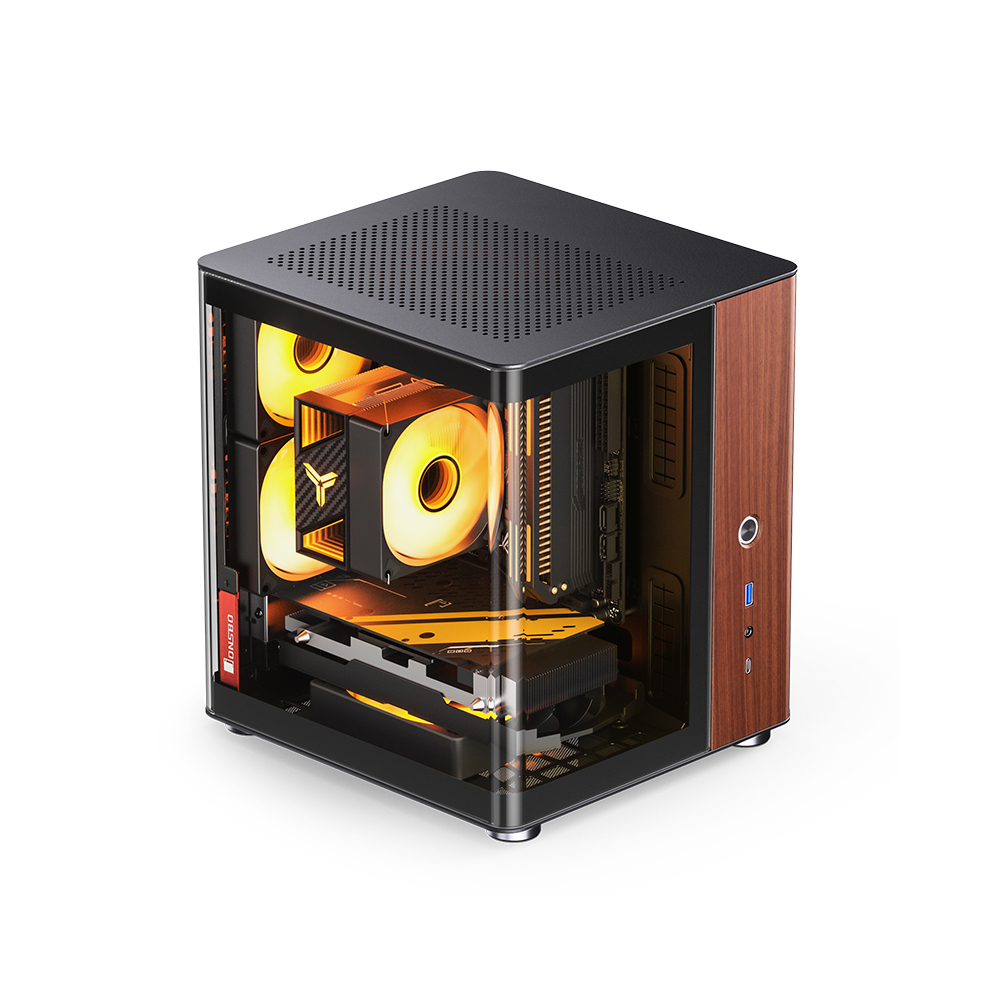 Vỏ Case JONSBO Mini TK-0 Black Wood ( ITX, Đen)
