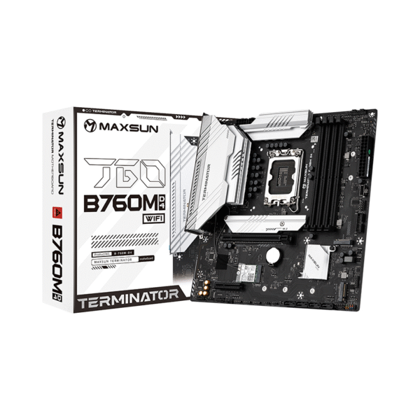 Tấm mạch in đã lắp ráp MAXSUN MS-Terminator B760M D4 WIFI