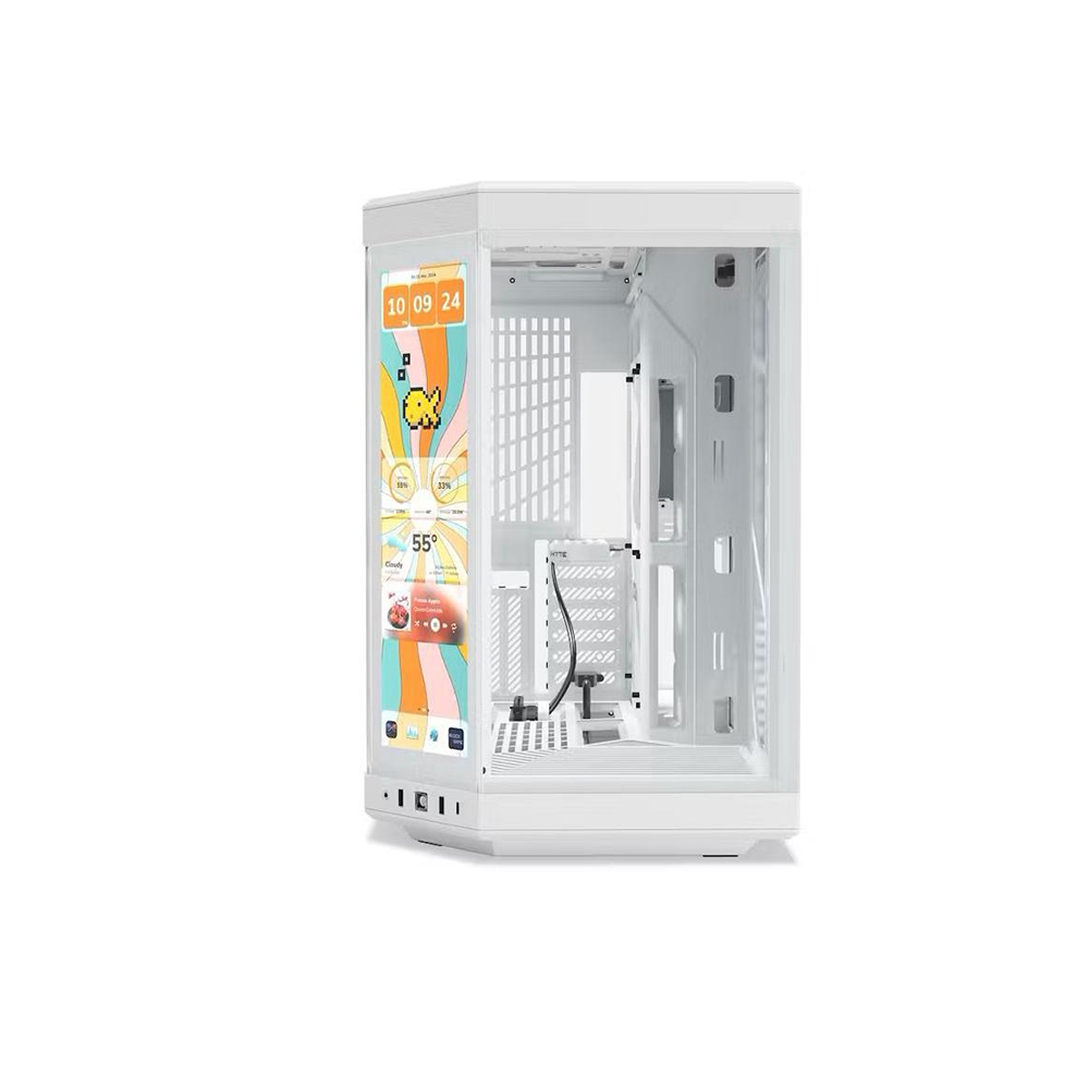 Vỏ Case HYTE Y70 Touch Infinite Case (Snow White) - Ảnh 2