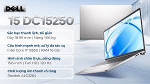 Laptop Dell 15 DC15250 i7U161W11SLU (Intel Core i7-1355U | 16GB | 1TB | 15.6 inch FHD IPS | Win 11 | Office ) - Ảnh 2