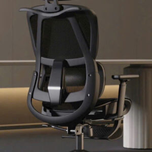 GHẾ CÔNG THÁI HỌC 919 ĐEN + GÁC CHÂN