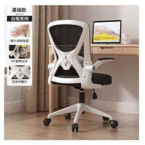 Ghế công thái học văn phòng 698 khung trắng đen