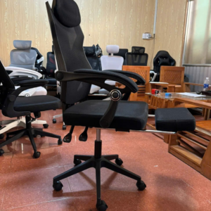 GHẾ CÔNG THÁI HỌC 302 ĐEN + GÁC CHÂN