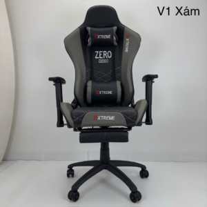 GHẾ GAMING EXTREME PRO SERIES V1 XÁM + GÁC CHÂN