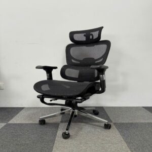 GHẾ CÔNG THÁI HỌC CTH 909 ĐEN + GÁC CHÂN