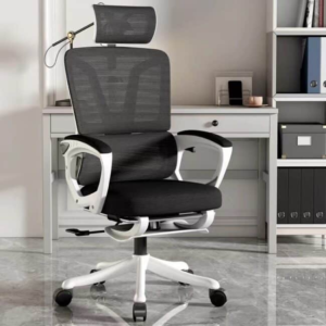 GHẾ CÔNG THÁI HỌC 707 TRẮNG + GÁC CHÂN