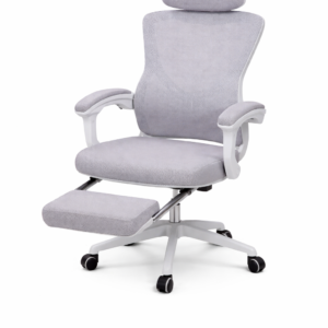 GHẾ CÔNG THÁI HỌC 818 XÁM BÁT KHÔNG GÙ + GÁC CHÂN