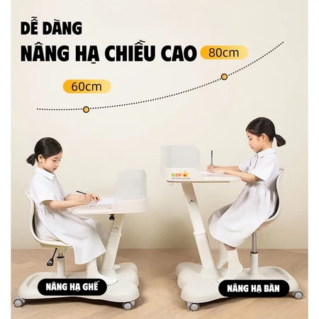 BÀN HỌC TẬP CÔNG THÁI HỌC CHO BÉ - Ảnh 2